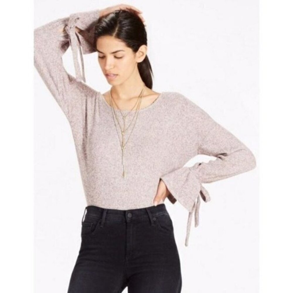 Lucky Brand Soft Tie Sleeve Sweater